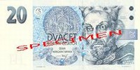 bankovka 20 Kč